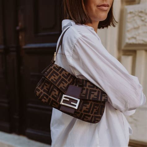 fendi bag with braidedibbon bag|Fendi baguette bags.